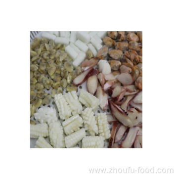 IQF frozen seafood mix with squid shrimp surimi